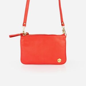 Poppy Barley Essentials Purse in Flame Red